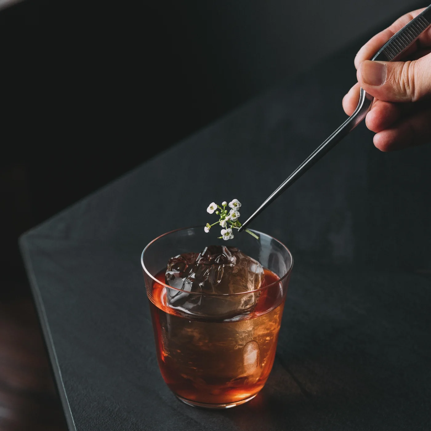 Dark negroni, brand graphic treatment