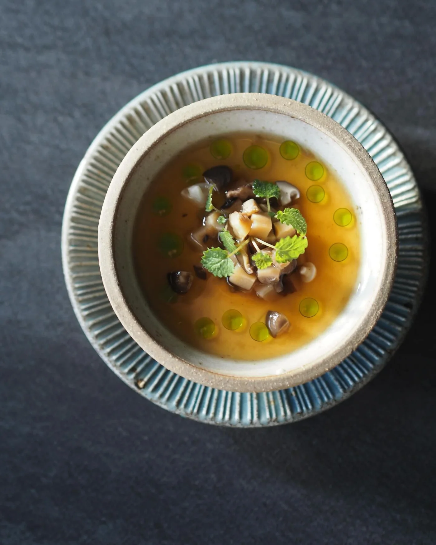 Plated dish, handmade ceramics